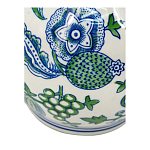 Ваза фигурная с сине-зелеными узорами распустившихся цветов Blossoming Spring варинант исполнения - 3 | Loft Concept в Краснодаре