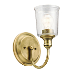 Бра с прозрачным стеклянным абажуром в форме цилиндра Kichler варинант исполнения - 12 | Loft Concept в Краснодаре