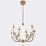 Люстра с декором в виде кристаллов из хрусталя Kenneth Crystal Stone Chandelier 20 варинант исполнения - 4 | Loft Concept в Краснодаре