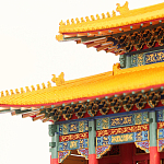 Храм Конфуция Тайвань миниатюра для интерьера в китайском стиле варинант исполнения - 1 | Loft Concept в Краснодаре