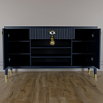 Комод-буфет Elsa Dreams Blue с открытыми полками   варинант исполнения - 3 | Loft Concept в Краснодаре