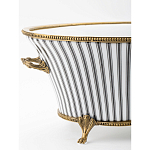 Кашпо Black white stripe варинант исполнения - 4 | Loft Concept в Краснодаре