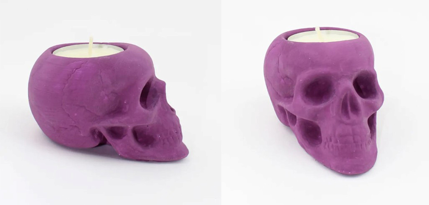 Подсвечник Purple Skull Подсвечник Purple Skull - Loft-Concept в Краснодаре