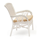 Комплект обеденный из ротанга Eloise white варинант исполнения - 2 | Loft Concept в Краснодаре