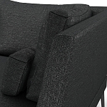 Мебельная ткань Шенилл черный цвет 138 см T4-35 варинант исполнения - 6 | Loft Concept в Краснодаре