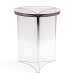 Стол журнальный круглый Acrylic Аether Smoke варинант исполнения - 3 | Loft Concept в Краснодаре