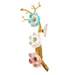 Бра с цветочным декором Miscellaneous herbs варинант исполнения - 2 | Loft Concept в Краснодаре