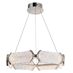 Люстра кольцевая с текстурным природным рисунком IceFlame варинант исполнения - 8 | Loft Concept в Краснодаре