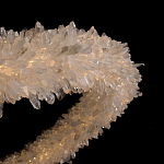 Люстра круглая с натуральным горным хрусталем Crystal Shimmer варинант исполнения - 4 | Loft Concept в Краснодаре