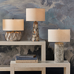 Настольная лампа с каркасом с состаренным эффектом Ancient Column варинант исполнения - 4 | Loft Concept в Краснодаре