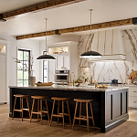 Подвесной светильник с широким куполообразным плафоном Kichler варинант исполнения - 7 | Loft Concept в Краснодаре