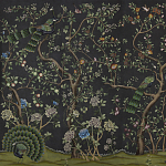 Обои ручная роспись St Laurent Casino metallic silk варинант исполнения - 1 | Loft Concept в Краснодаре