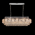 Люстра овальной формы хрустальная в неоклассическом стиле Majesty варинант исполнения - 4 | Loft Concept в Краснодаре