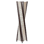 Торшер из перламутра на металлическом каркасе Indonesian Wave варинант исполнения - 1 | Loft Concept в Краснодаре