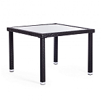 Обеденный комплект из искуственного ротанга Vintara черный варинант исполнения - 11 | Loft Concept в Краснодаре