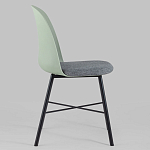 Стул из прочного пластика на металлическом основании Anora Green  варинант исполнения - 3 | Loft Concept в Краснодаре