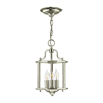 Подвесной светильник с прозрачным стеклянным цилиндрическим плафоном в классическом стиле на цепи Hinkley варинант исполнения - 21 | Loft Concept в Краснодаре