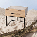 Тумба прикроватная с ящиком в стиле лофт Urban Style Space 2 варинант исполнения - 6 | Loft Concept в Краснодаре