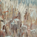 Современный Гобелен из шерсти в бежевых тонах Spring варинант исполнения - 1 | Loft Concept в Краснодаре