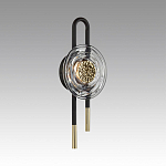 Бра с черным основанием и золотистым декором Bruno варинант исполнения - 3 | Loft Concept в Краснодаре