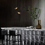 Подвесной светильник с прозрачной стеклянной птичкой Serip Voa варинант исполнения - 9 | Loft Concept в Краснодаре