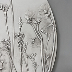 Панно Серые цветы варинант исполнения - 2 | Loft Concept в Краснодаре