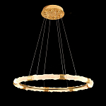 Люстра в форме кольца с золотым декором Warm Heavenly Light варинант исполнения - 9 | Loft Concept в Краснодаре