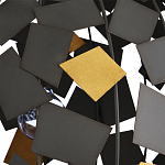 Люстра в форме сферы с декором из металлических квадратов Path to the Stars варинант исполнения - 1 | Loft Concept в Краснодаре