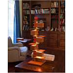 Торшер с каркасом из множества полок Links варинант исполнения - 4 | Loft Concept в Краснодаре