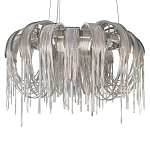 Люстра подвесная круглая с изогнутыми металлическими дугами и ниспадающими цепочками 65 см Atlantis Chain варинант исполнения - 15 | Loft Concept в Краснодаре