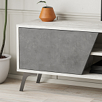 ТВ-тумба с 3-мя дверцами и полками Grey Albe TV Stand варинант исполнения - 5 | Loft Concept в Краснодаре