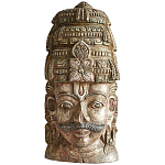 Арт-объект на стену Маска из массива акации Acacia Mask варинант исполнения - 3 | Loft Concept в Краснодаре