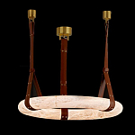 Люстра в форме обруча из натурального камня Minerals of Light варинант исполнения - 4 | Loft Concept в Краснодаре