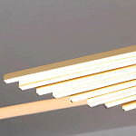 Люстра в виде распахнутых крыльев из тонких металлических планок Flight of Freedom варинант исполнения - 7 | Loft Concept в Краснодаре