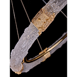 Люстра в форме кольца с золотым декором Warm Heavenly Light варинант исполнения - 3 | Loft Concept в Краснодаре