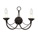 Бра черного цвета с лампой в форме свечи Elstead Lighting варинант исполнения - 4 | Loft Concept в Краснодаре