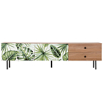 Длинная ТВ-тумба с принтом на ящиках Elise TV Stand варинант исполнения - 2 | Loft Concept в Краснодаре