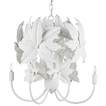 Люстра белая в виде цветков шиповника White Rosehip Flower варинант исполнения - 2 | Loft Concept в Краснодаре