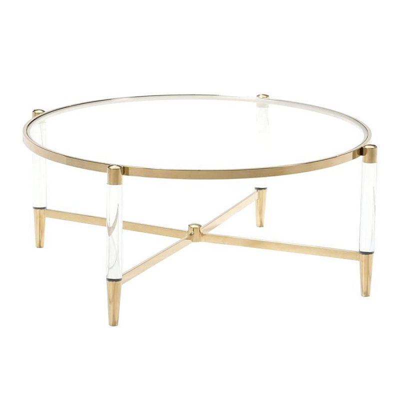 Кофейный стол Existential Coffee Table Золотой Прозрачный Кофейный стол Existential Coffee Table Золотой Прозрачный в Краснодаре | Loft Concept