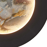 Бра в форме диска черного цвета Borders of Black варинант исполнения - 2 | Loft Concept в Краснодаре