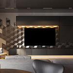 Гипсовая 3D панель с принтографией PM-107 варинант исполнения - 1 | Loft Concept в Краснодаре