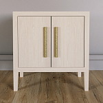 Тумбочка Primo с дверцами шпон Светлый дуб варинант исполнения - 2 | Loft Concept в Краснодаре