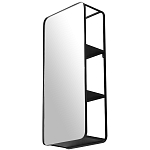 Прямоугольное настенное зеркало с полками Malcolm Industrial Mood Mirror варинант исполнения - 1 | Loft Concept в Краснодаре