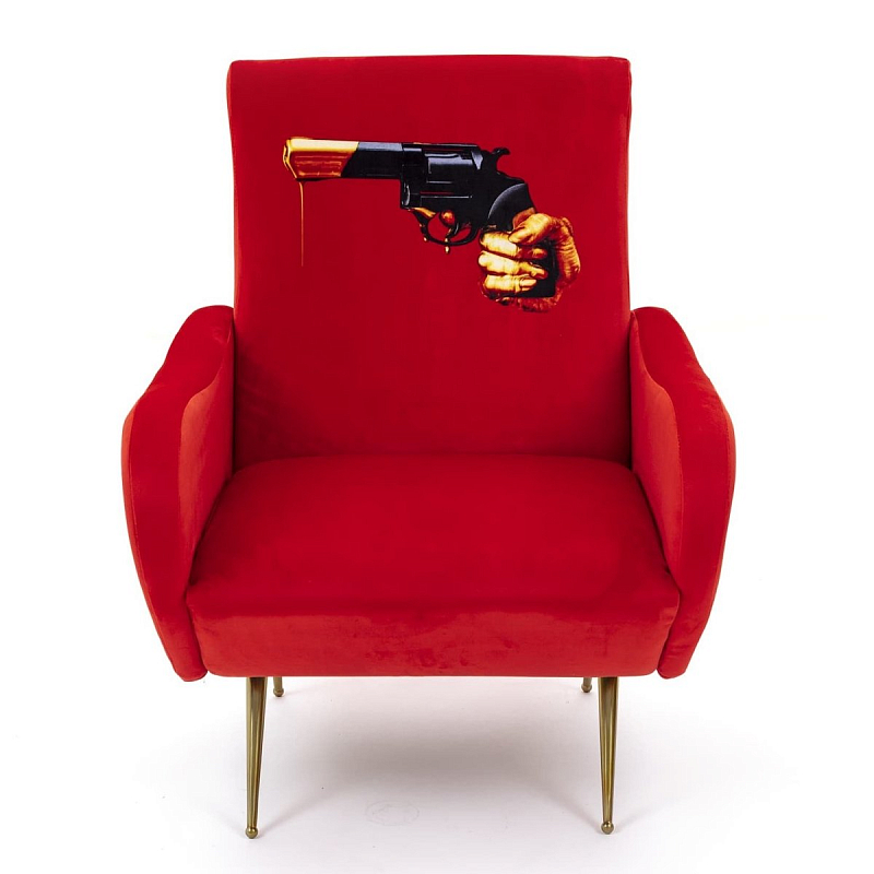 Кресло Seletti Armchair Revolver Красный в Краснодаре | Loft Concept 