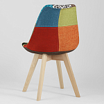 Стул с обивкой в стиле пэчворк Arvika варинант исполнения - 5 | Loft Concept в Краснодаре