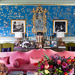 Обои ручная роспись Houghton Canton Blue варинант исполнения - 5 | Loft Concept в Краснодаре