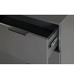 Комод цвета графит с 3-мя ящиками Strict Lines  варинант исполнения - 6 | Loft Concept в Краснодаре