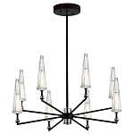 Люстра с прозрачными плафонами из стекла Umbrella варинант исполнения - 2 | Loft Concept в Краснодаре