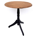 Стол кофейный круглый из массива березы в стиле прованс Vintage варинант исполнения - 2 | Loft Concept в Краснодаре