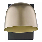 Бра с наклонным плафоном в сочетании золотистого и чёрного цвета Sconce with Sloping Shade варинант исполнения - 1 | Loft Concept в Краснодаре